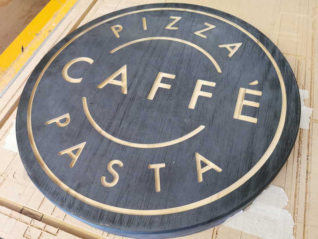 Caffe Pasta Sign Cornwall